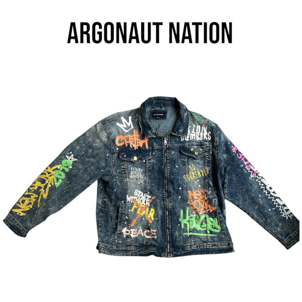 Argonaut Nation VINTAGE Jean‎ Jacket - Size XXXL